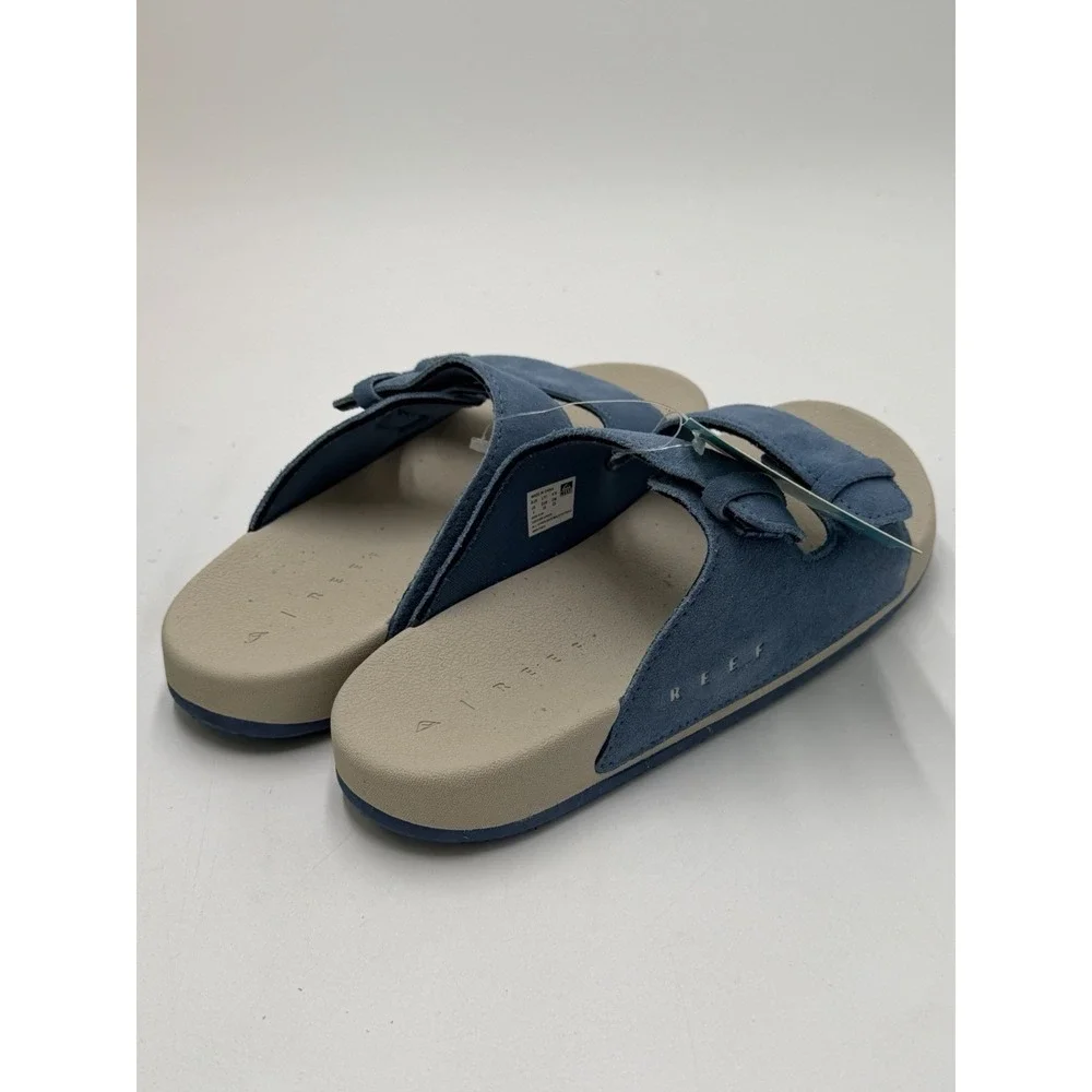 Reef Kids Ojai Sandals Suede Dusk Blue New Size 4 Boys Girls MSRP: $39.99